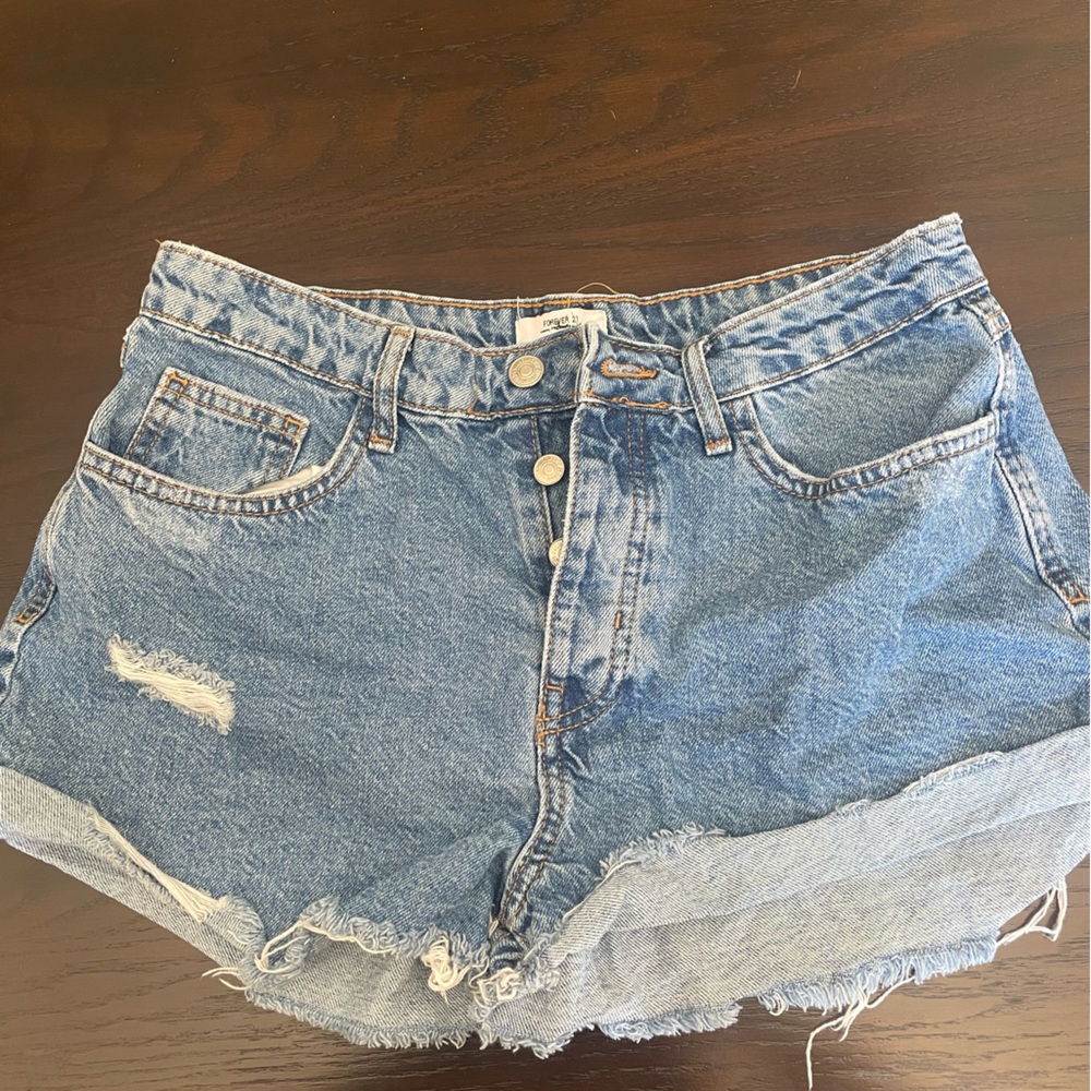 Forever 21 High Waisted Jean Shorts